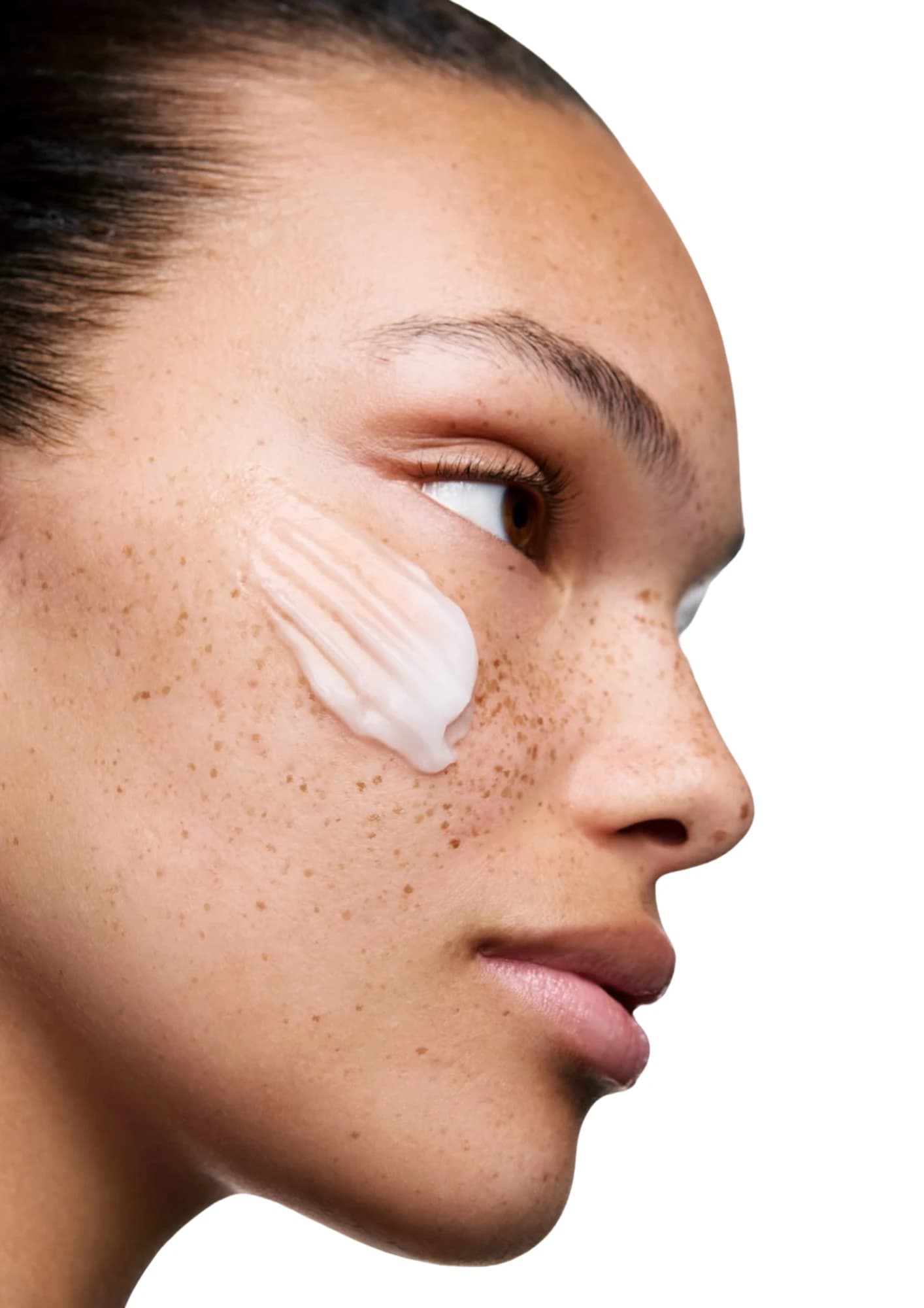 Applying skincare